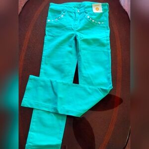 2 pairs of Gymboree Pants.  Green Pants Straight Cut and Corduroy Size 10, NWT